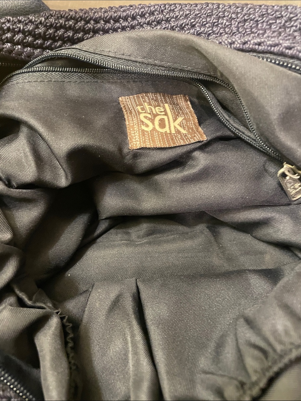 The Sak Black Nylon Backpack with Branded Interior Patch